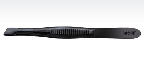 026 MAGNUM pinzeta šikmá 7.8 cm, černá niklová úprava
