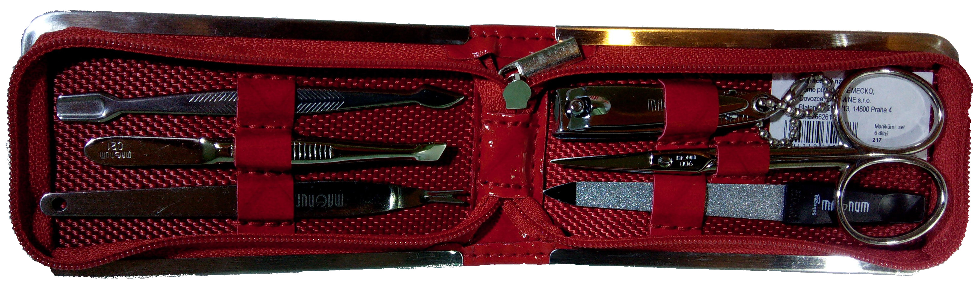 217 MAGNUM manikůrní  set, 6 dílný A
