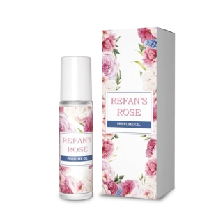 REFAN Parfémový olej roll-on s vůní růže  10ml