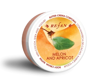 REFAN Tělové máslo krém Meloun a Meruňka 200ml